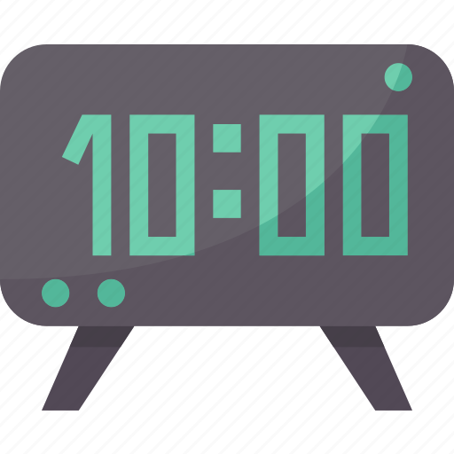 Clock, digital, time, alarm, device icon - Download on Iconfinder