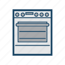 appliances, cartoon, home, home appliances, illustration, oven, stove 