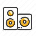 bass, loud, set, song, sound, speaker 