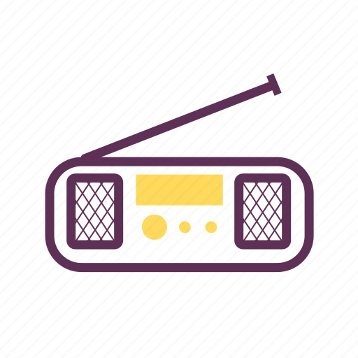 Home appliances, radio, rádio de pilha icon - Download on Iconfinder