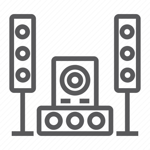 Audio, mp3, music, sound, speaker, stereo, system icon - Download on Iconfinder