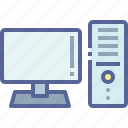 computer, desktop, monitor, pc