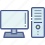 computer, desktop, monitor, pc 