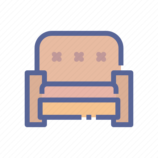 Couch, furniture, sit, sofa icon - Download on Iconfinder
