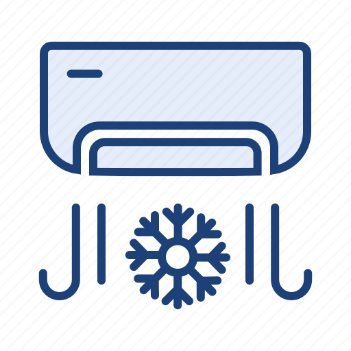 Ac, air conditioner, air cooler, cooling machine, electronic appliances, home appliances, summer season icon - Download on Iconfinder
