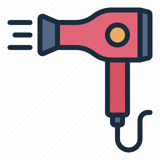 Hairdryer, salon, household, elctronic, home appliances icon - Download on Iconfinder