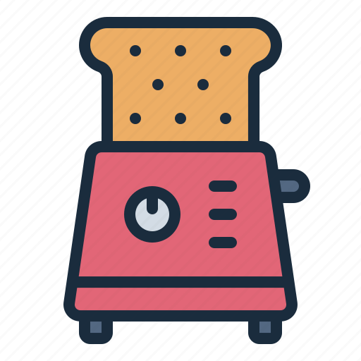 Toaster, kitchen, household, elctronic, home appliances icon - Download on Iconfinder