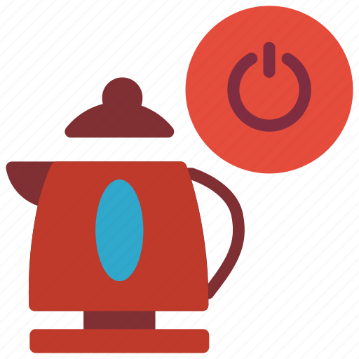 Automation, drink, home, kettle, off, power icon - Download on Iconfinder