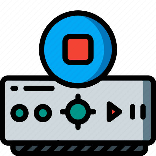 Automation, dvr, home, recorder, stop, tv, ultra icon - Download on Iconfinder