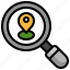 address, location, pin, maps, magnification, lens, pointer 