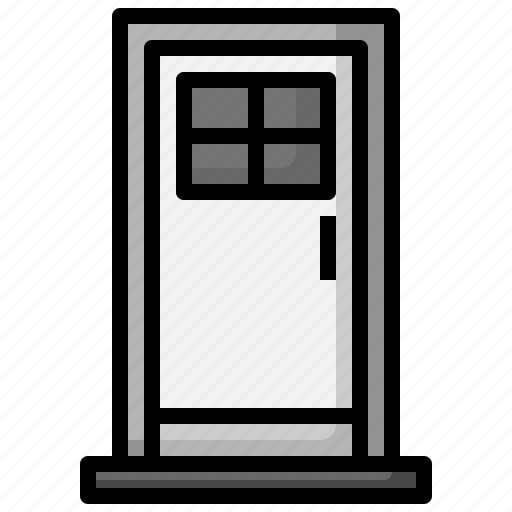 Door, wooden, carpenter, entrance, furniture icon - Download on Iconfinder