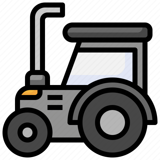 Tractor, agriculture, side, view, vehicle, transport icon - Download on Iconfinder