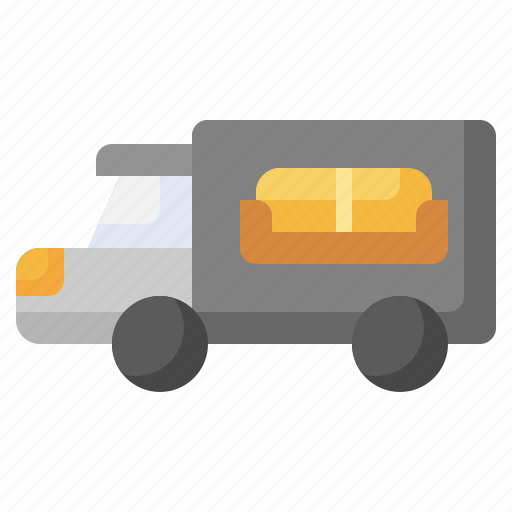 Delivery, truck, logistics, transportation, shipping, furniture icon - Download on Iconfinder