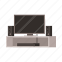 computer, display, home theater, monitor, speaker, television, tv