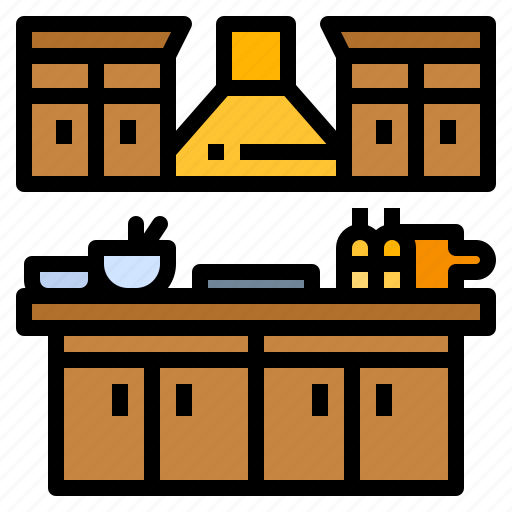 Cabinet, decorate, furniture, interior, kitchen icon - Download on Iconfinder