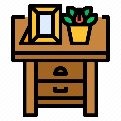 Decorate, furniture, interior, side, table icon - Download on Iconfinder