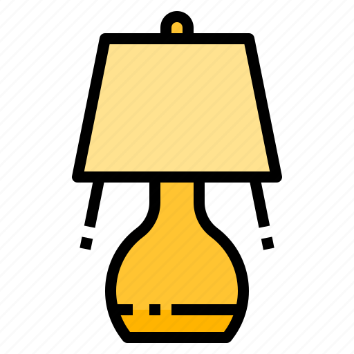 Decorate, furniture, interior, lamp, table icon - Download on Iconfinder