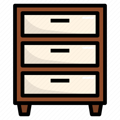 Decor, drawer, dressers, room, table icon - Download on Iconfinder
