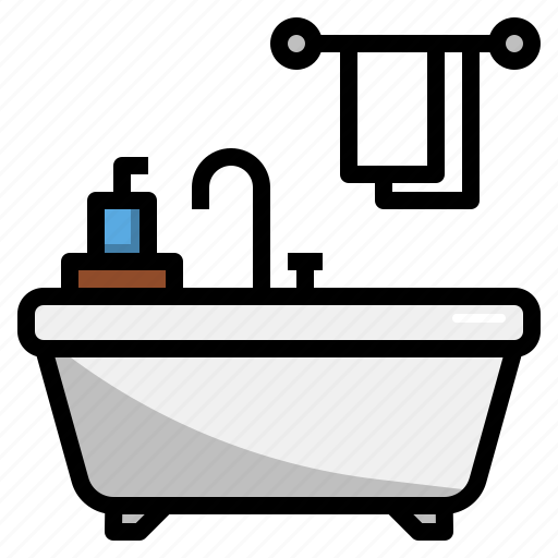 Bathroom, bathtub, home, shower, space icon - Download on Iconfinder