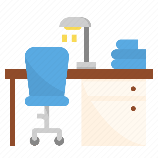 Office, reading, room, space, table, working icon - Download on Iconfinder
