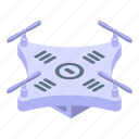 drone, home, delivery, isometric