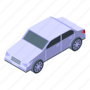 car, home, delivery, isometric