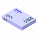 parcel, delivery, isometric