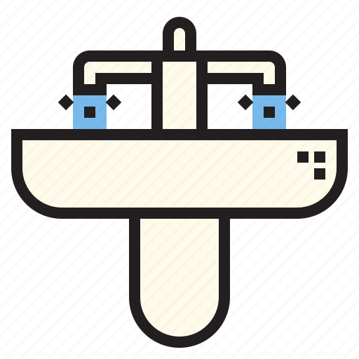 Basin, equipment, home, tool, wash icon - Download on Iconfinder