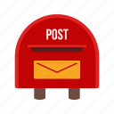 box, letter, letterbox, old, post, postbox, red