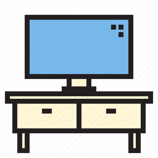 Furniture, house, household, rest, table, tv icon - Download on Iconfinder