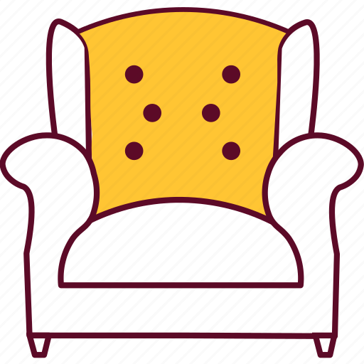 Single, sofa, furniture, house icon - Download on Iconfinder