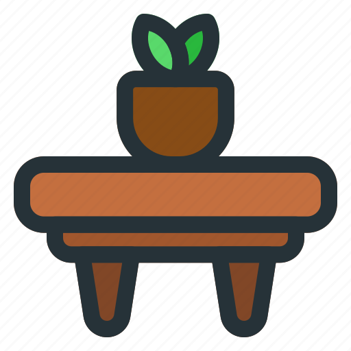 Desk, table, furniture, office icon - Download on Iconfinder