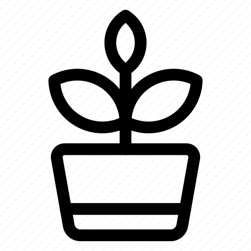 Pot, flower, plant, nature, environment icon - Download on Iconfinder