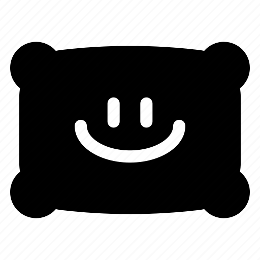 Smiley, pillow, emoticon, emoji, face, emotion icon - Download on Iconfinder