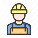 builder male, man, builder, worker, construction