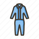 coveralls, overalls, man, work, construction