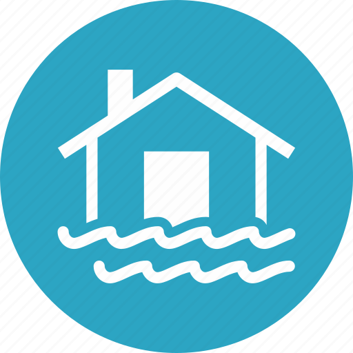 Flood, home insurance, water icon - Download on Iconfinder