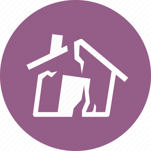 Disaster, earthquake, home insurance icon - Download on Iconfinder