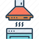 chimney, kitchen, funnel, smokestack, appliance, ventilation, extractor, cooking hood