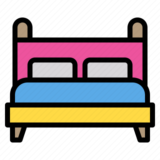 Bed, bedroom, furniture, home, sleep icon - Download on Iconfinder