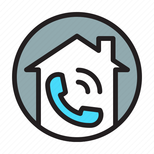 Call, phone, wfh, home, office, work, business icon - Download on Iconfinder
