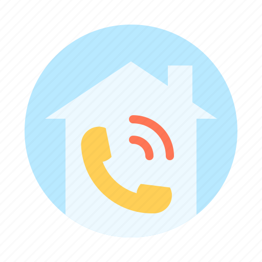 Call, phone, wfh, home, house, office, business icon - Download on Iconfinder