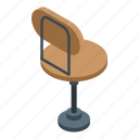home, office, chair, isometric
