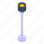 home, office, lamp, isometric 
