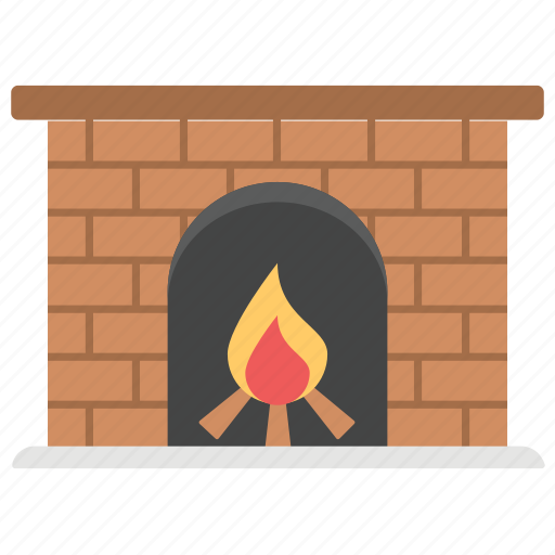 Furnace fireplace, heating system, home heating, home stove, room furnace icon - Download on Iconfinder