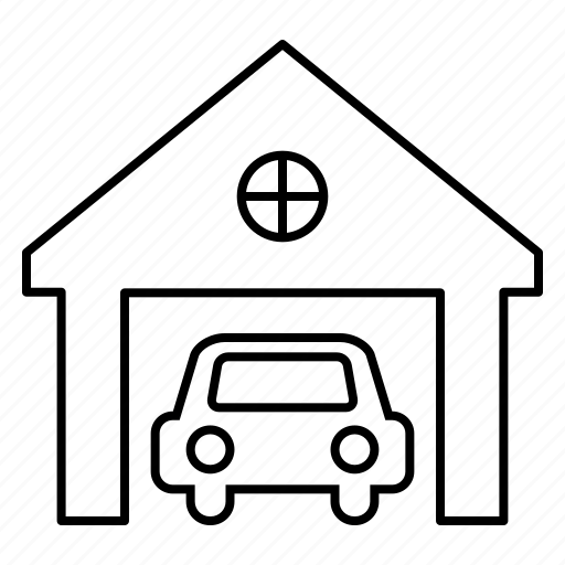 Car, garage, home, property, warehouse icon - Download on Iconfinder
