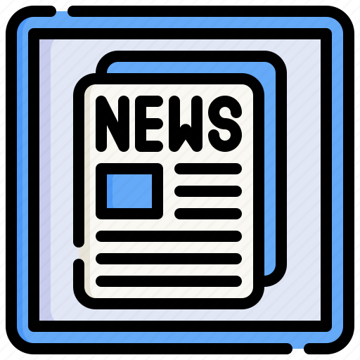 News, newspaper, journal, report icon - Download on Iconfinder