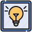 tips, ui, app, light, bulb, idea 