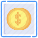 money, dollar, coin, currency, ui