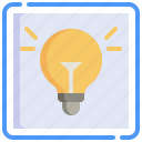 tips, ui, app, light, bulb, idea